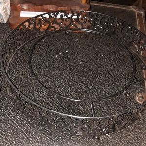 Metal hot pot holder/server